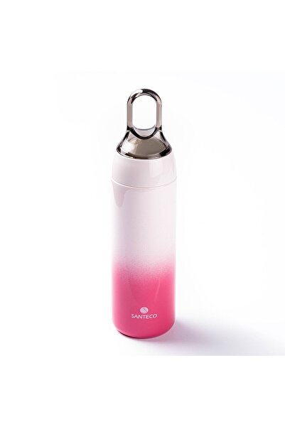 Tantitoni 024-01-PEMBE ÇİFT KATMANLI PASLANMAZ ÇELİK TERMOS SU ŞİŞESİ 380ML