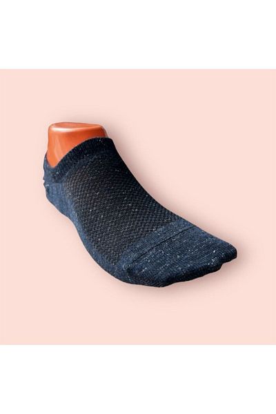 Aytuğ Asorti Μικτό χρώμα Γυναικείο μοτίβο Glitter Sneaker Invisible Booties Κάλτσες 2 Συσκευασία