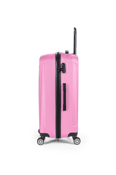 POLO&SKY Spring Model Pembe Renk Büyük Boy Valiz Bavul