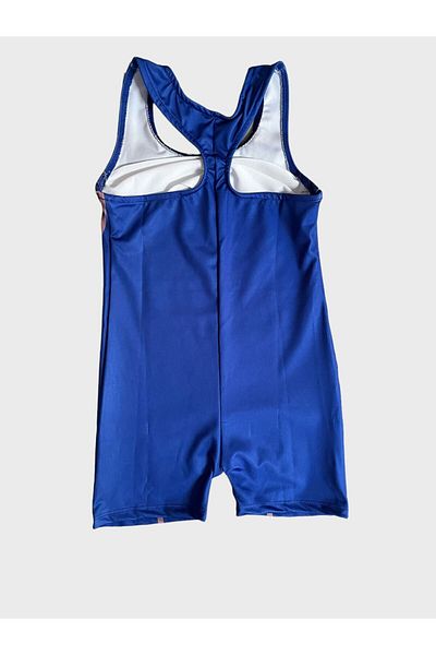 Fil Kids Costum de baie pentru fete cu dungi albastre