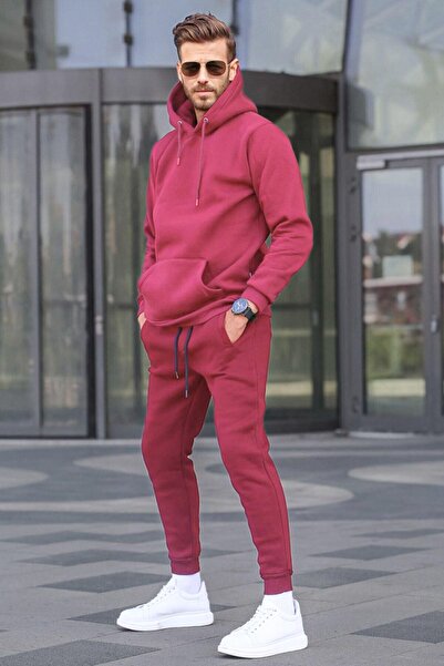 YAKAMEL ΑΝΔΡΙΚΟ ΣΕΤ ΦΟΡΜΑΣ OVERSIZE JOGGER ΜΟΥΡΝΤΑΜ