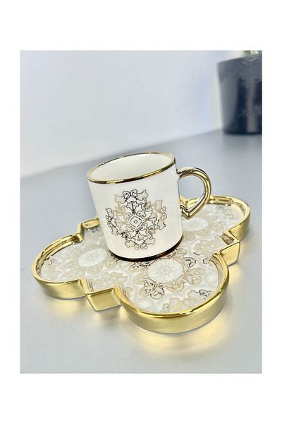 Doğudeko Luxury Porcelain Amara 6-Piece Cup Set