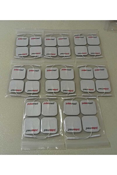 Pulsemed -- Tens Cihazı Kablolu Yedek Elektrot 5x5 Tens Pedi 4 Lü ( 8 Paket )