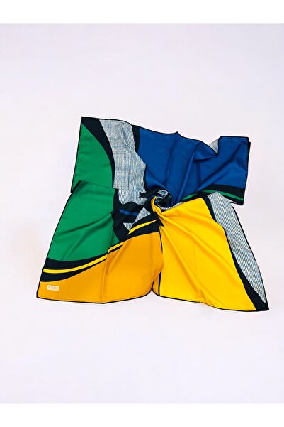 Akel Κασκόλ Alfa Twill - Χοντρό ριγέ σχέδιο, μέγεθος 95x95