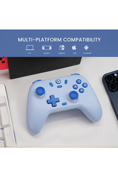 Genel Markalar GameSir NOVA Lite Kablosuz Oyun Kolu Bilgisayar PC Android iOS Uyumlu Bluetooth Hall Effect Gamepad