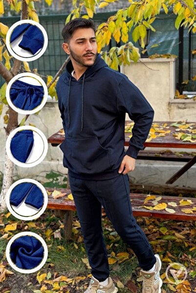 YAKAMEL Set de trening OB Comfort cu glugă, buzunar cangur, supradimensionat,...