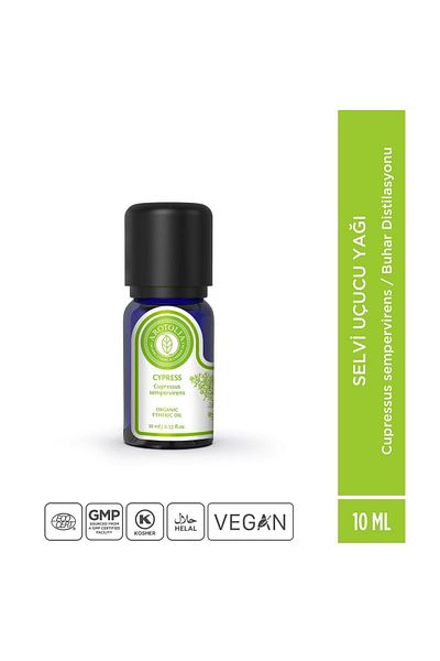 arotolia 10 ml Cypress Essential Oil - 100% Organic, Vegan