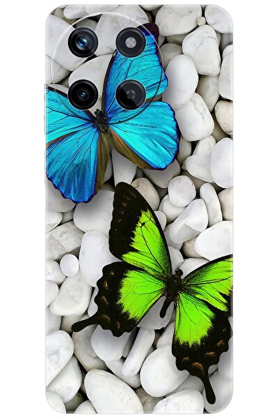 realme 11 (RMX3636) Uyumlu Kılıf Desen Baskılı Silikon Kelebekler STK:148 CP-...