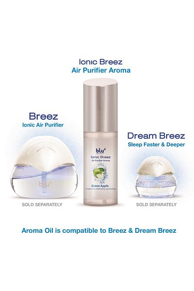 Blu Intelligent Health Solutions blu Breez Ionic Air Purifier Aroma Oil - Green Apple (100 ml)
