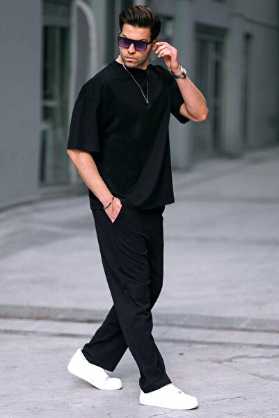 YAKAMEL Ανδρικό σετ πιτζάμες με κοντό μανίκι από χτενισμένο βαμβάκι, με λαιμό...