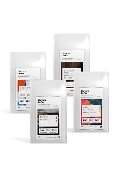 Chroma Coffee Signature Series Çekirdek Kahve Tanışma Paketi %100 Nitelikli A...