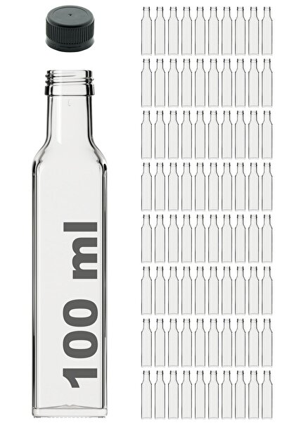 Afracam 80 Pieces 100ml Transparent Maraska - Empty Glass Bottle with Leak-Pr...