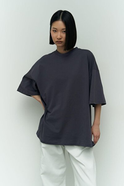 OKULCUBABA Women's Crew Neck Short Sleeve Loose T-Shirt