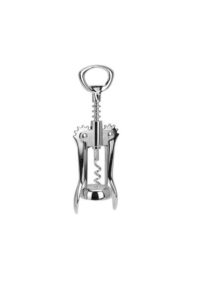 Excellent Houseware Chrome Ear Corkscrew Easy Use Quick Cleaning Home Kitchenware Hand Washable Stainless 1 Piece