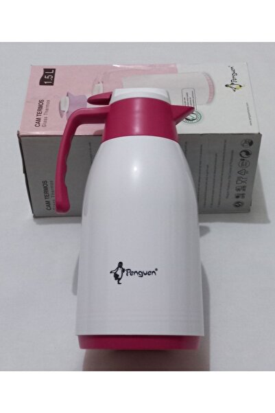 akbulut PENGUEN / CAM TERMOS ÇİFT KATLI YÜKSEK VAKUMLU 1.5 LT YERLİ ÜRETİM