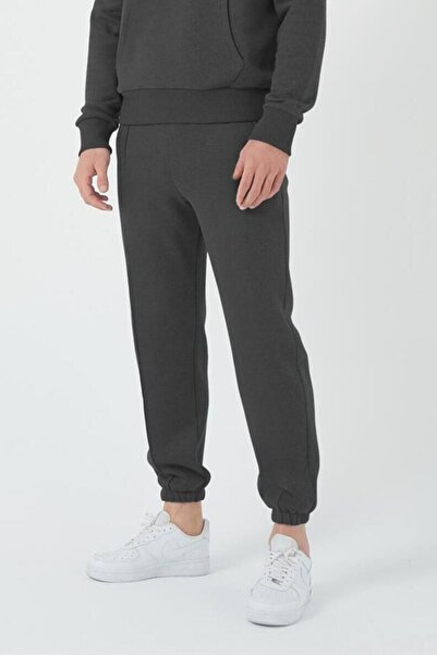 YAKAMEL Men's Sweatpants - Raised, Pocketed and 3-Thread Elastic Waist Leg