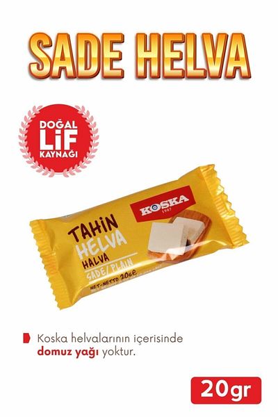Koska 20Gr Mini Halva - 150 Pieces (1 Box)