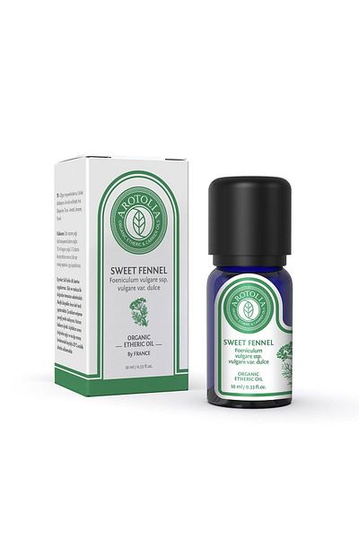 arotolia 100% Organic Certified Sweet Fennel Oil to Help Remove Hair Loss 10ml