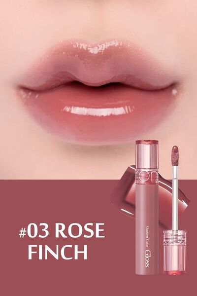 Romand Vegan Dolgun Görünüm Sağlayan Glasting Color Dudak Parlatıcısı-rose Finch