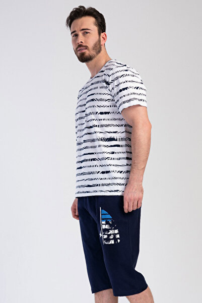 VİENETTA Pamuklu Erkek Kısa Kol Kaprili Pijama Takım
, 311191