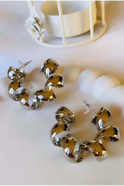 VNS Accessories Spiral Earrings