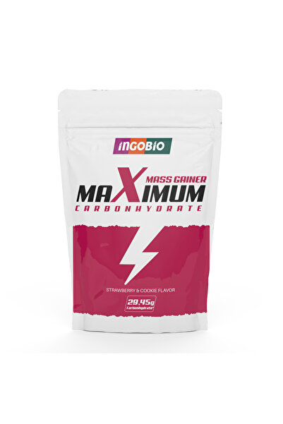 Maximum Çilek Ve Kurabiye Aromalı - Mass Gainer Strawberry And Cookie - 510g | 17 Servis