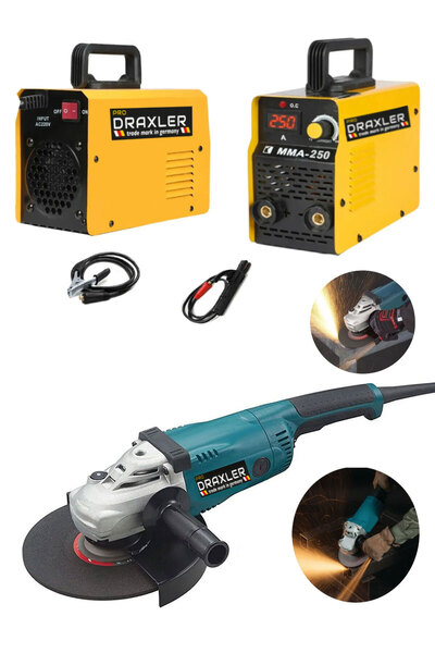 Pro Draxler Alman 250 Am Çift Kartlı Bakır Sargılı İnvertör Kaynak + Devir Ay...