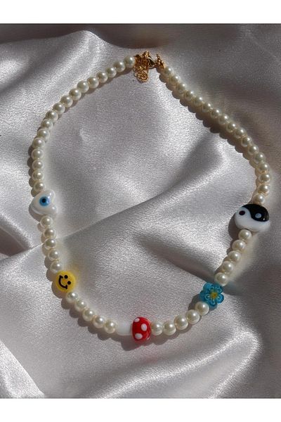 Reorah Collection Charmed Lucky Pearl Necklace