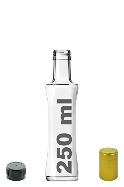 Afracam 250 ml Şeffaf Piramit Kilitli Kapaklı Ve Kapüşonlu Kavisli 250 Cc Boş...