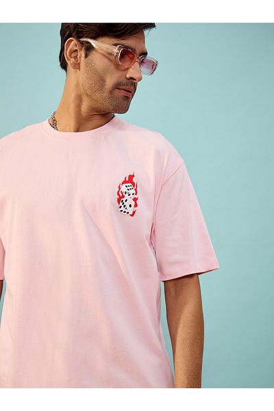 Mascln Sassafras By Styli Dice Graphic Print Oversized T-Shirt