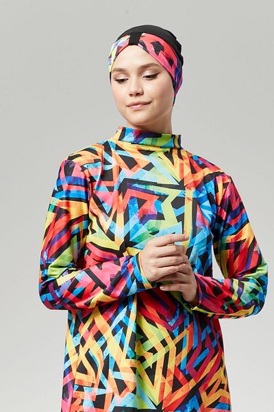 MODASFORM Μακρυμάνικο Ολόσωμο Μαγιό Hijab - Ρούχα παραλίας