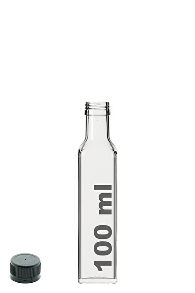Afracam 1 Piece 100 ml Transparent Maraska - Empty Glass Bottle with Leak-Pro...
