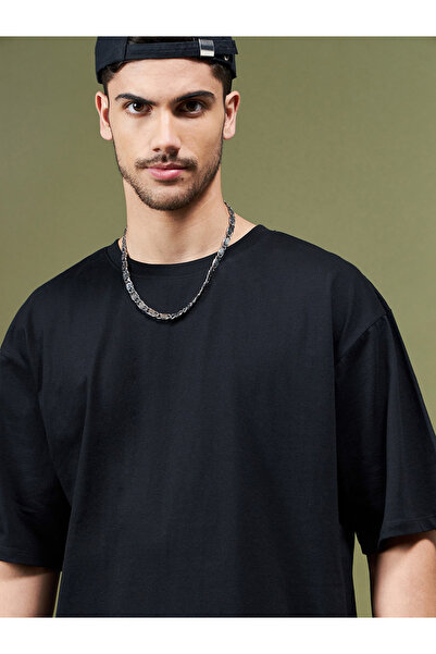 Mascln Sassafras By Styli تي شيرت كبير الحجم مطبوع عليه عبارة Young & Reckless