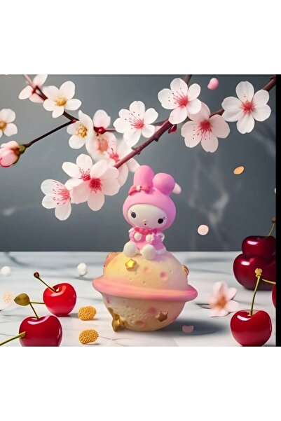 Genel Markalar Sanrio Kuromi Y2k Figür Kumbara Masa Üstü Gece Lambası Yanıp S...