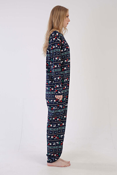 VİENETTA Pamuklu Kadın Tamamı Düğmeli Uzun Kol Tulum
, 308014