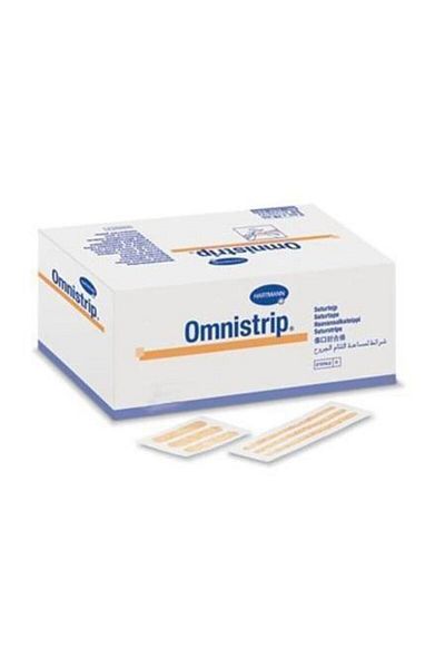 Hartmann شريط خياطة معقم من Omnistrip مقاس 25 × 127 مم، 50 عبوة من 4 قطع