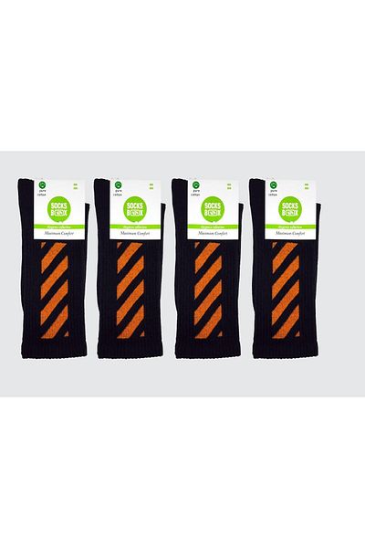socksbox جوارب رياضية مخططة طويلة