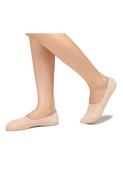 socksbox Κάλτσες μπαλαρίνας Unisex σιλικόνης 8 συσκευασιών Bamboo Seamless