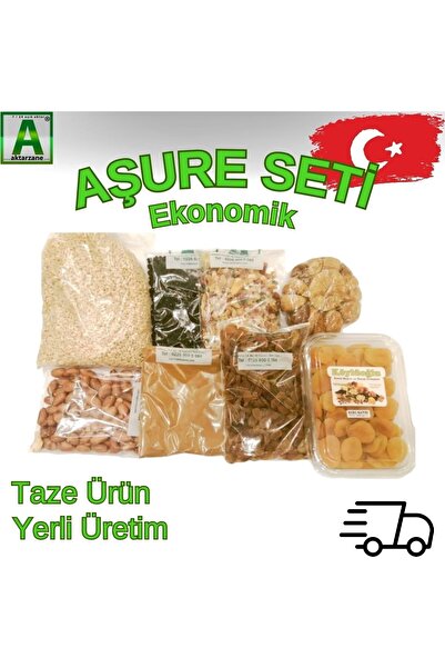 Aktarzane Aşure Seti Ekonomik Set -25 Kişilik (ÇAM FISTIĞI, INCİR, KAYISI, ME...