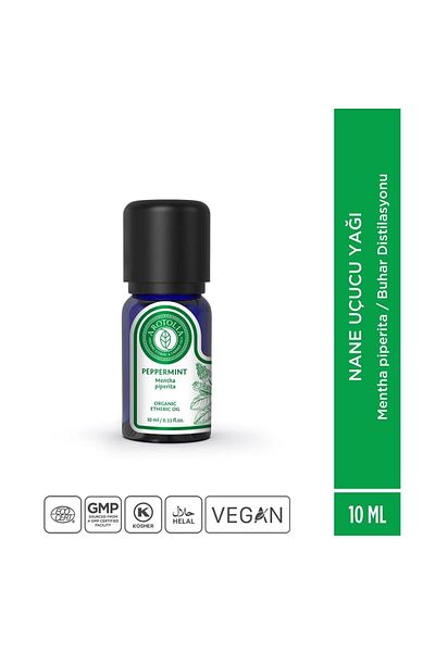 arotolia 100% Organic Certified Peppermint Oil That Helps Breathe 10ml