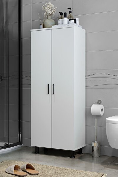 MOBİDEKO Teo Banyo Çok Amaçlı Dolap 5 Bölmeli