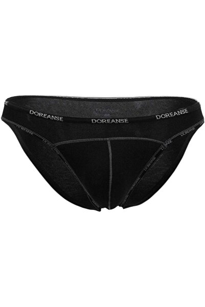 Doreanse Black Modal Men's Slip - With Lettering on the Edge, C5T1N2O1