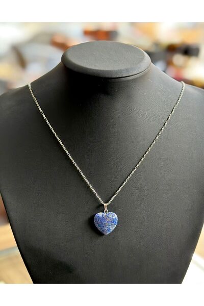 KEHRİBAREVİ EREĞLİ Lapis lazuli( korku kaygı pozitif düşünce) Doğaltaş kolye ucu