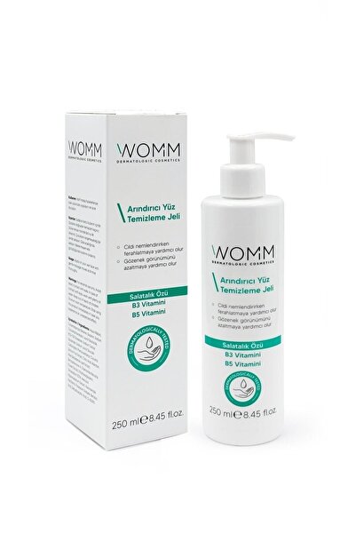 WOMM COSMETICS جل تنظيف الوجه من Womm، تقليل المسام، ترطيب، تفتيح