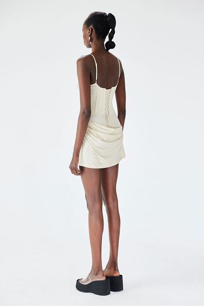 IAMNOTBASIC Ivory Venom Dress
