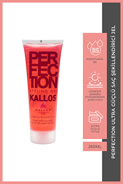 Kallos Cosmetics Kallos Perfectıon Ultra Güçlü Saç Şekillendirici Jel 250 ML