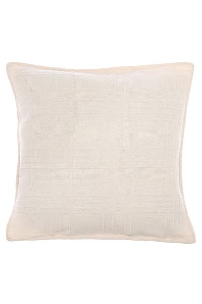 TUNCAY TEKSTİL Set of 2 Black Linen Throw Pillow Covers - 4 Combs