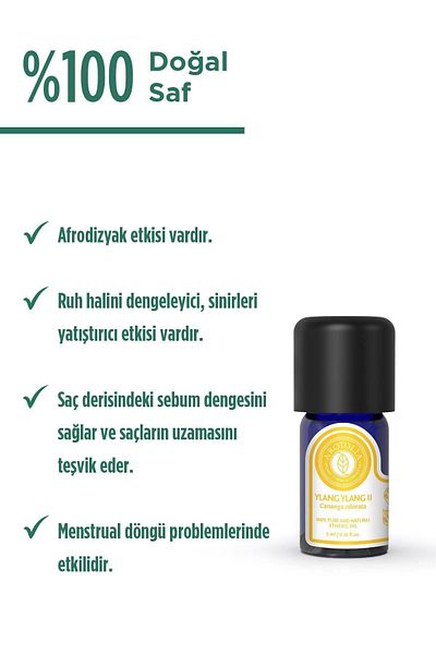 arotolia Ylang Ylang Essential Oil - 100% Organic, 5ml Certified