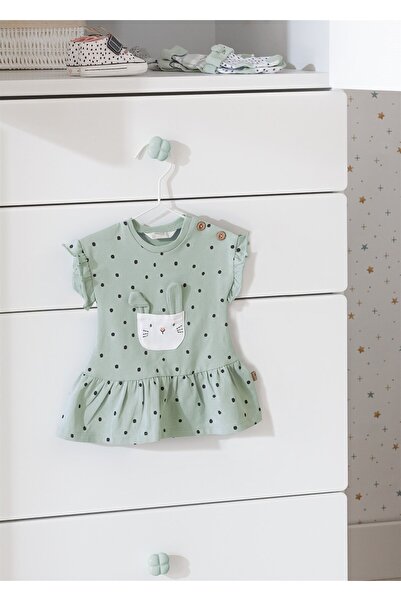 MAYORAL Yenidoğan Kız Bebek Penye Elbise