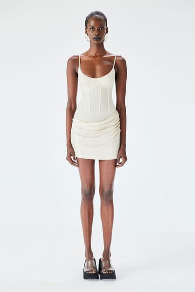 IAMNOTBASIC Ivory Venom Dress